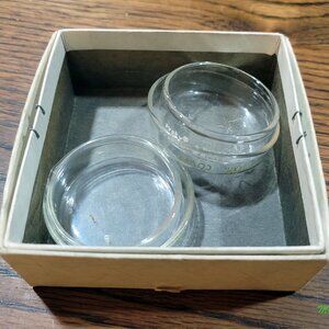 Set of 2 Pyrex 60mm Petri Dishes